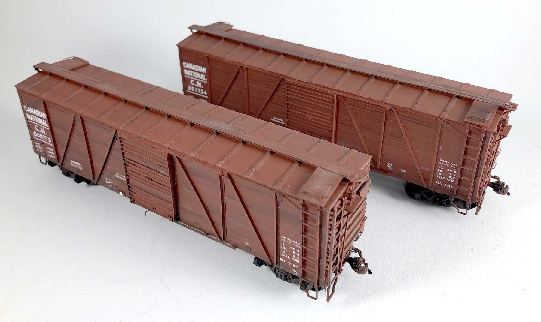 Brown #406895 Accucraft G411-07X 50' Hi-Cube Box Car Canadian National 